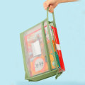 Miniatyrbilde 6 av 10: Mesh-glidelåspose Veske Transparent filveske FARGE 4 FARGE 4 Color 4