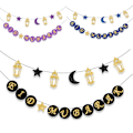Miniatyrbillede 4 af 10: EID Mubarak Banner Ramadan Kareem Banner BLÅ
