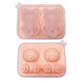 Miniatyrbild 1 av 10: Ice Cube Form Ice Making Box ROSA TVÅ RASTER TVÅ RÄTT pink two grids-two grids