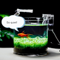 Miniatyrbilde 5 av 10: Waterfall Fish Tank Filter Akvarium Oksygenpumpe USB USB USB