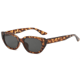 Miniatyrbilde 1 av 10: Cat Eye Solbriller Retro Shades LEOPARD-GRÅ LEOPARD-GRÅ Leopard-Gray