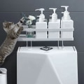 Miniatyrbillede 10 af 10: Dræningshylde Opbevaringsstativ SORT Black