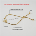 Miniatyrbillede 2 af 8: Indledende Armbånd Bogstav Armbånd J J J