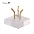 Miniatyrbillede 1 af 10: Krystalkuglebase Krystalkugleholder GOLD M Gold M