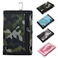 Miniatyrbilde 9 av 10: Camouflage Slim Wallet Reisemyntpung LYSGRÅ light grey