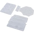 Miniatyrbillede 5 af 10: Model Figur Bracket Display Stand TRANSPARENT RØD TRANSPARENT Transparent Red