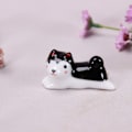 Miniatyrbillede 3 af 10: Offentlig spisepindeholder Spisebord Spisepindestativ SORT A A Black A-A