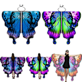 Miniatyrbild 7 av 10: Butterfly Shawl Cape Faire Butterfly Wings C C C