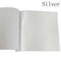 100 ark Guldfolie Blad Förgyllning Hantverk Papper Silver