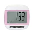 LCD Stegräknare Steg Kilometer ROSA Rosa