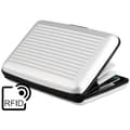 Plånbok med 6 kortplatser, RFID-skydd, Silver