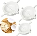 3 st Ravioli Dumpling Maker Set Manuell Köttpressform - Tillbehörssats för Hemmakök Matlagning