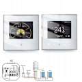 Miniatyrbillede 1 af 6: Termostat WiFi - ARHATREYA - BHT-2002 GCLW - Programmerbar - Hvid/Sort
