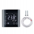 Miniatyrbillede 2 af 6: Gulvtermostat - ARHATREYA - 16A - LCD-skærm - Programmerbar - Sort