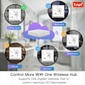 Miniatyrbillede 5 af 6: Intelligent Termostat - ARHATREYA - Zigbee - Vandørs Gulvvarme - Programmérbar - Sort