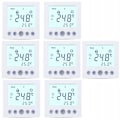 Miniatyrbillede 1 af 6: Programmerbar Termostat - ARHATREYA - LCD Hvid - 16A - Elektrisk Opvarmning