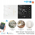 Miniatyrbild 2 av 6: Thermostat WiFi - ARHATREYA - Programmerbar - Golvvärme - Svart