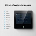 Miniatyrbillede 3 af 6: WiFi Termostat Intelligent - ARHATREYA - LED Touchskærm - Kompatibel med Alexa/Google - Sort