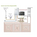 Miniatyrbild 3 av 6: Thermostat Wi-Fi - ARHATREYA - BHT 8000 GA - LCD-skärm 4,8'' - Vattenburen golvvärme - Programmerbar