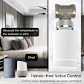 Miniatyrbillede 4 af 6: Intelligent Termostat - Moes - Tuya Zigbee 3.0 - Stemmekontrol - LED-skærm - Sort