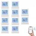 Miniatyrbillede 1 af 6: Intelligent WiFi Termostat - ARHATREYA - 16A - Kompatibel med Alexa/Google - LCD Touchskærm