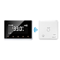 Miniatyrbillede 1 af 6: Intelligent WiFi Termostat - ARHATREYA - Stemmebetjening - Ugeprogrammering - Hvid