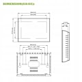 Miniatyrbillede 4 af 6: Termostat Wi-Fi - ARHATREYA - BHT 8000 GA - Gulvvarme - LCD-skærm - Sort