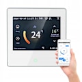 Miniatyrbillede 4 af 6: Termostat Wi-Fi - ARHATREYA - LED Touchscreen - Stemmeste Kontrol - Hvid