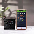 Pikkukuva 4 / 6: WiFi LCD Termostaatti - ARHATREYA - Sähkölämmitys - Ohjelmoitava - Musta