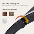 Miniatyrbillede 3 af 6: Rund Kaffebord - ARHATREYA - Sæt af 2 - MDF - Brun - Moderne Design