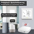 Miniatyrbillede 4 af 6: Termostat Zigbee - ARHATREYA - Programmérbar - Elektrisk Gulvvarme - IP20