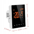Miniatyrbillede 4 af 6: Termostat Wi-Fi - ARHATREYA - 16A - Touchskærm - Elektrisk Gulvvarme
