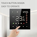 Miniatyrbillede 4 af 6: Intelligent WiFi Termostat - ARHATREYA - 220V - Kompatibel med Alexa/Google - Sort