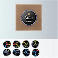 Miniatyrbillede 3 af 6: Termostat WiFi - ARHATREYA - BHT-7000 - TFT-skærm - Stemmestyring - Sort