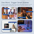 Miniatyrbillede 6 af 6: Intelligent Betjeningspanel - Moes - CCP-TY-EU-LN - 4'' Skærm - Wi-Fi & Zigbee