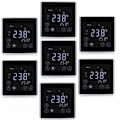 Miniatyrbillede 1 af 6: Gulvtermostat - ARHATREYA - 16A - LCD-skærm - Programmerbar - Sort