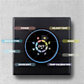 Miniatyrbillede 6 af 6: Thermostat WiFi - ARHATREYA - 4,8 tommer LCD-skærm - Programmerbar - Elektrisk gulvvarme