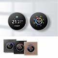Miniatyrbillede 4 af 6: WiFi-termostat - ARHATREYA - BHT-7000 - TFT-skærm - Stemmebetjening - Sort