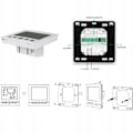 Miniatyrbillede 3 af 6: Programmerbar Termostat - ARHATREYA - LCD Hvid - 16A - Elektrisk Opvarmning