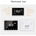 Miniatyrbild 6 av 6: Thermostat WiFi Intelligent - ARHATREYA - Röstkontroll - Programmerbar - Svart