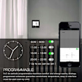 Miniatyrbillede 5 af 6: Termostat WiFi - ARHATREYA - GB 16A - Elektrisk gulvvarme - Programmérbar - Hvid