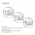 Miniatyrbillede 5 af 6: Termostat Gulvvarme Elektrisk - ARHATREYA - WiFi - Programmérbar - LCD Berøringsskærm
