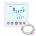 Miniatyrbillede 2 af 6: Programmerbar Termostat - ARHATREYA - LCD Hvid - 16A - Elektrisk Opvarmning