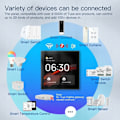 Pikkukuva 3 / 6: Älykäs Ohjauspaneeli - Moes - CCP-TY-EU-LN - 4'' Näyttö - Wi-Fi & Zigbee