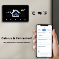 Miniatyrbillede 5 af 6: Intelligent Wi-Fi Termostat - ARHATREYA - Elektrisk Gulvvarme - Alexa & Google Home - 16A