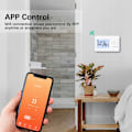 Miniatyrbillede 4 af 6: Thermostat Wi-Fi og RF - ARHATREYA - Hvid - Programmérbar - Stemmefunktion