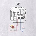 Miniatyrbillede 4 af 6: Intelligent Zigbee termostat - ARHATREYA - 16A - Elektrisk gulvvarme - LCD Digital
