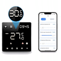 Miniatyrbillede 3 af 5: Intelligent WiFi Termostat - ARHATREYA - LED Touchskærm - Kompatibel med Alexa & Google Home - Sort