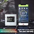 Miniatyrbillede 6 af 6: Thermostat WiFi - ARHATREYA - Gulvvarme - Programérbar - Sort