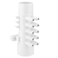 1.5 inch 10mm 10-Port PVC Pool Pipe Fitting Hot Spring Bathtub Spa Accessory